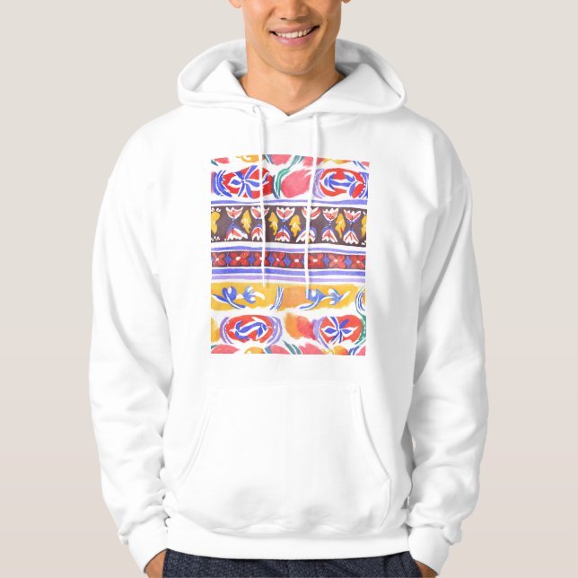 traditional Romanian decor Hoodie (Front)