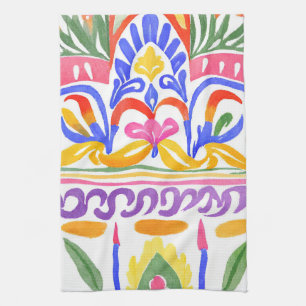 traditional Romanian decor Kitchen Towel