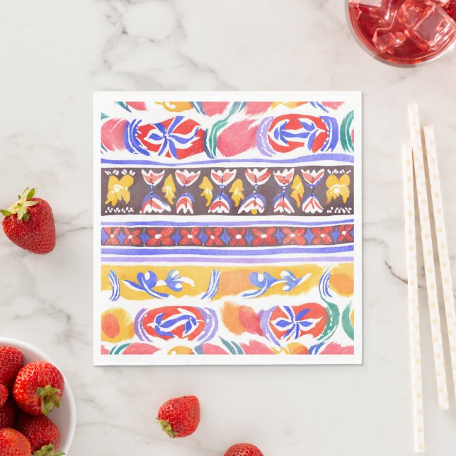 traditional Romanian decor Napkins (Insitu)