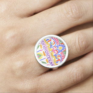 traditional Romanian decor Ring
