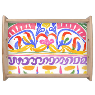 traditional Romanian decor Serving Tray