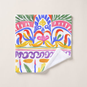 traditional Romanian decor Wash Cloth