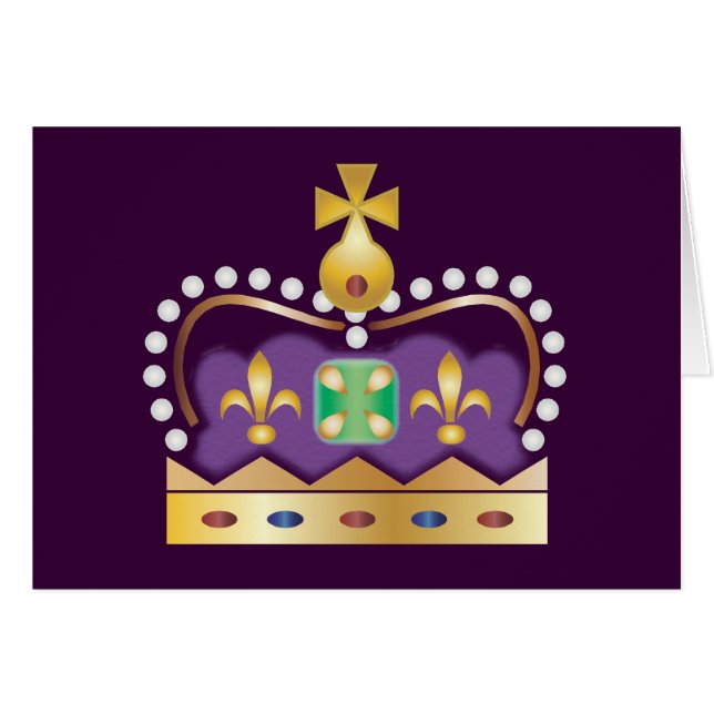 Traditional Royal Crown Cards (Front Horizontal)