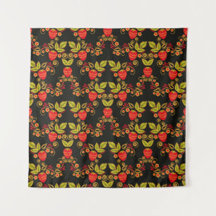 Traditional Russian seamless pattern with berries Tapestry