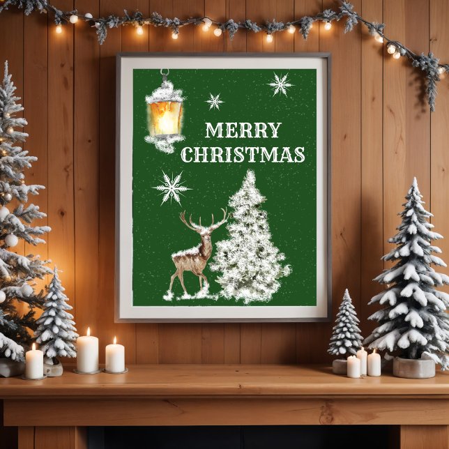 Traditional Rustic  Merry Christmas Poster (Creator Uploaded)