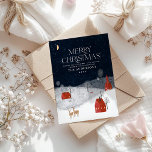 Traditional Rustic photo Winter Merry Christmas Holiday Card<br><div class="desc">Traditional Rustic photo Winter elegant Merry Christmas Holiday Card</div>