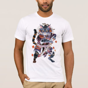 Traditional Samurai Cat T-Shirt