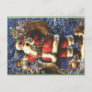 Traditional Santa Claus Holiday Postcard