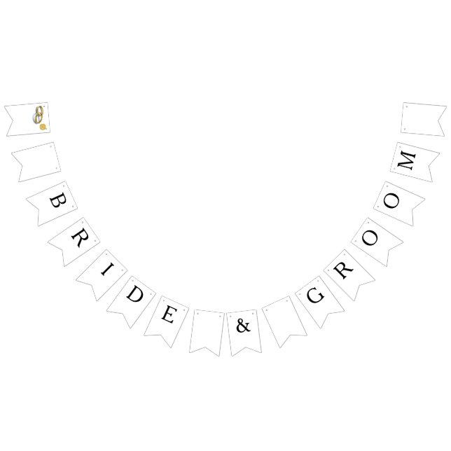 Traditional Scottish and Celtic Wedding Ring Theme Bunting Flags (All)