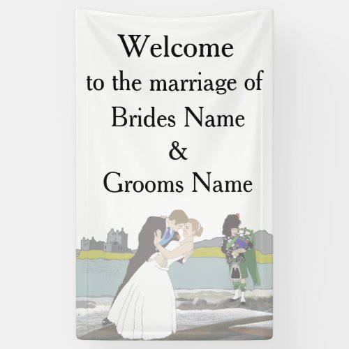 Traditional Scottish and Celtic Wedding Theme Banner