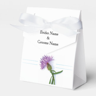 Traditional Scottish and Celtic Wedding Thistle Th Favor Boxes