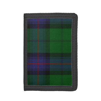 Traditional Scottish Armstrong Tartan Plaid Trifold Wallet