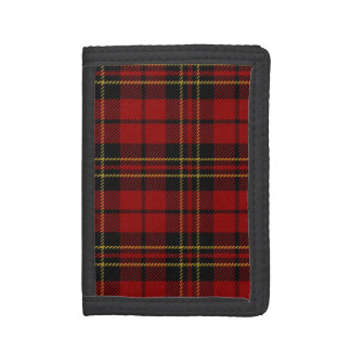 Traditional Scottish Brodie Tartan Plaid Tri-fold Wallet