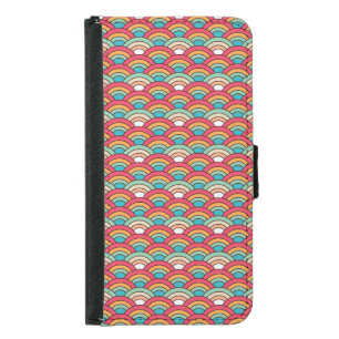 Traditional Seamless Pattern Elegant Design Samsung Galaxy S5 Wallet Case
