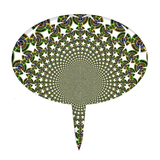 Traditional Seamless Sharks Cake Topper (Front)