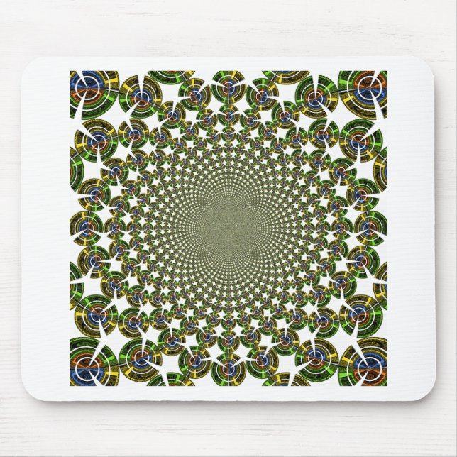 Traditional Seamless Sharks Mouse Pad (Front)