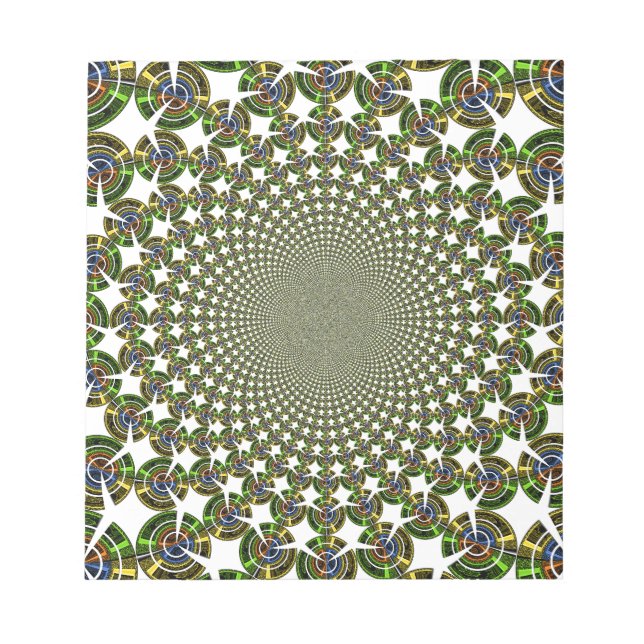 Traditional Seamless Sharks Notepad (Front)