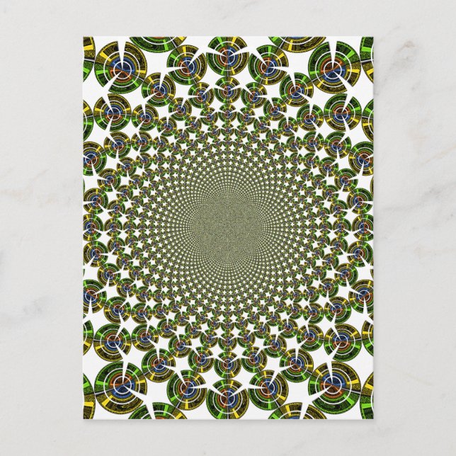 Traditional Seamless Sharks Postcard (Front)