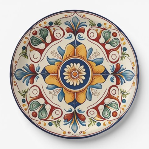 Traditional Sicilian Italian Ceramics Paper Plates