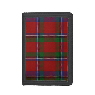 Traditional Sinclair Tartan Plaid Trifold Wallet
