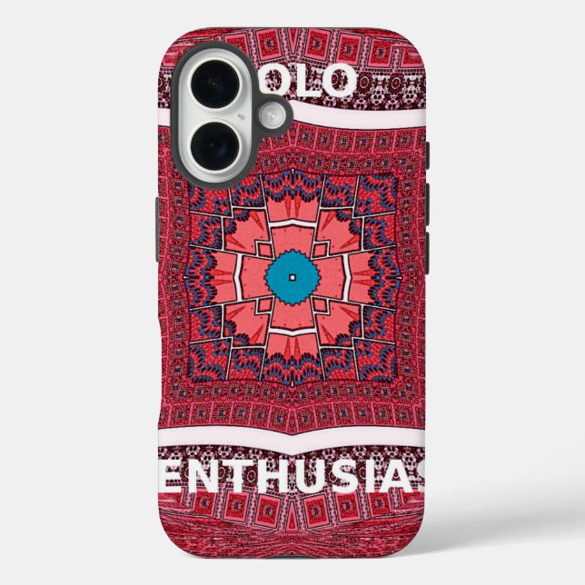 Traditional Sindhi Culture Ajrak Pattern Art Print Case-Mate iPhone Case (Back)