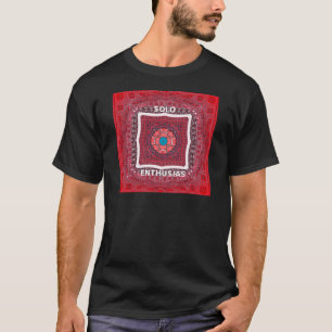 Traditional Sindhi Culture Ajrak Pattern Art Print T-Shirt