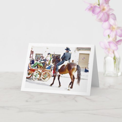 Traditional Spanish Horse Portrait Card