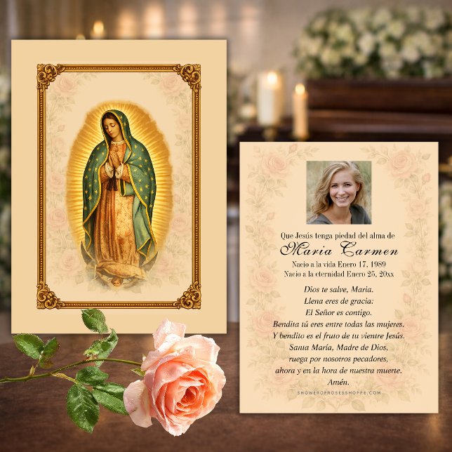 Traditional Spanish Our Lady of Guadalupe Funeral  (Creator Uploaded)