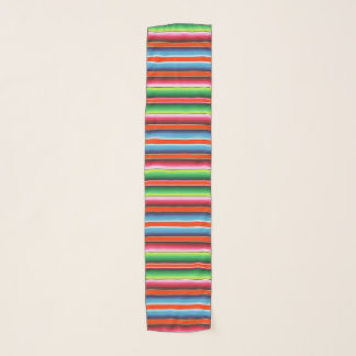 Traditional Spanish Serape Fiesta Mexican Blanket Scarf