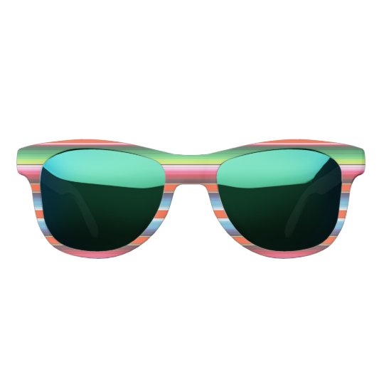Traditional Spanish Serape Fiesta Mexican Blanket Sunglasses