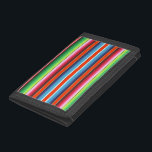 Traditional Spanish Serape Fiesta Mexican Blanket Trifold Wallet<br><div class="desc">Traditional Spanish Serape Fiesta Mexican Blanket</div>