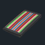 Traditional Spanish Serape Fiesta Mexican Blanket Trifold Wallet<br><div class="desc">Traditional Spanish Serape Fiesta Mexican Blanket</div>