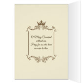 Traditional Spiritual Bouquet Virgin Mary Card (Inside (Left))