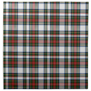 Traditional Stewart Dress Plaid Cloth Napkin