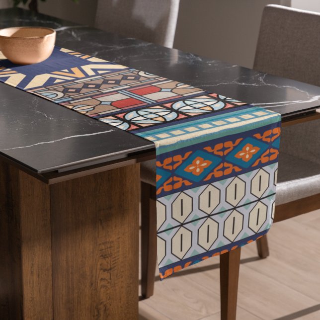 Traditional Style Art Long Table Runner (Table runner)