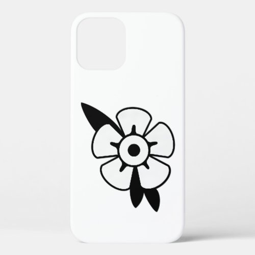 Traditional Style Flower Tattoo Gift Tattoo Lover iPhone 12 Pro Case