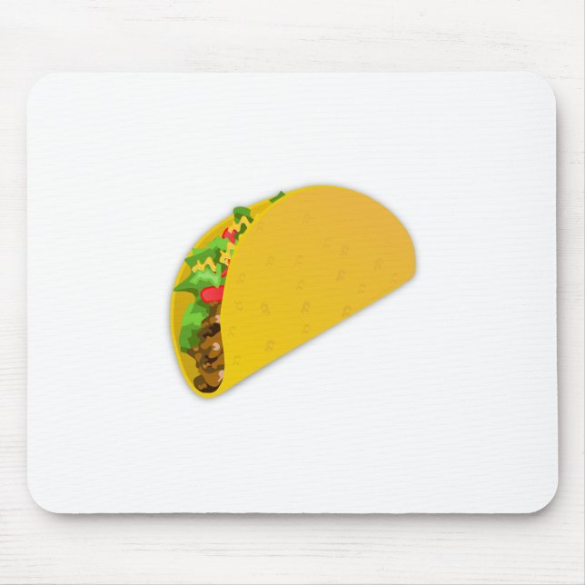 Traditional Taco Mouse Pad (Front)