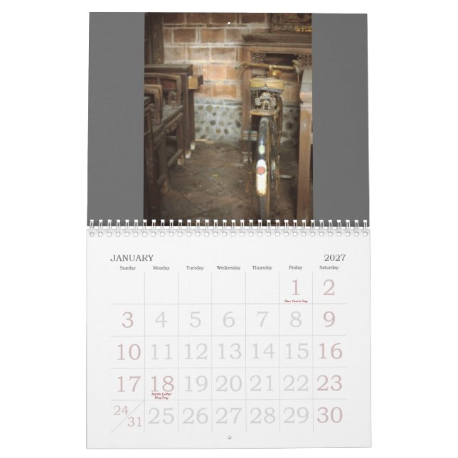 Traditional Taiwan Collections 2010 Calendar (Jan 2027)