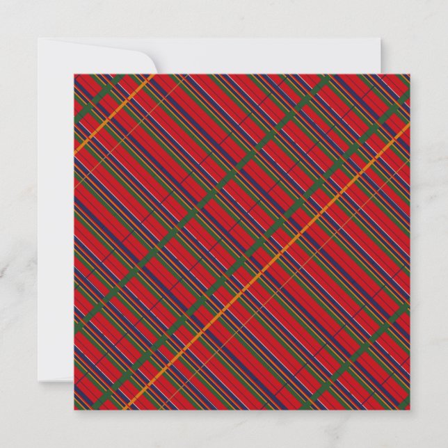 Traditional Tartan Plaid Any Occasion Invitation (Front)