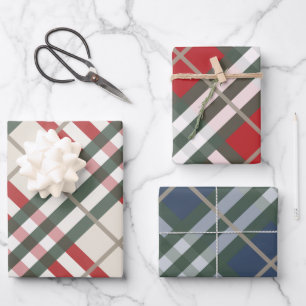 Traditional Tartan Plaid Christmas Wrapping Paper 