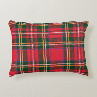 Traditional Tartan Plaid Seamless Wallpaper Accent Pillow