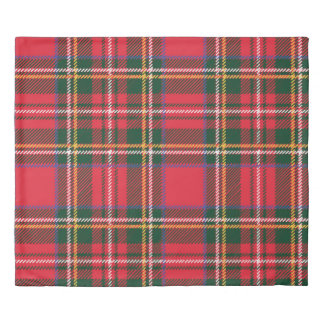 Traditional Tartan Plaid Seamless Wallpaper Duvet Cover