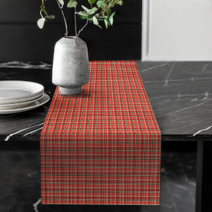 Traditional Tartan Plaid Table Runner for Xmas
