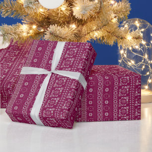 Traditional Tatreez Print Wrapping Paper