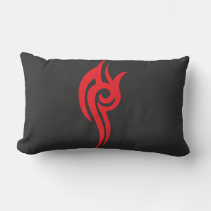 Traditional Tattoo Art Inspired Design Lumbar Pillow