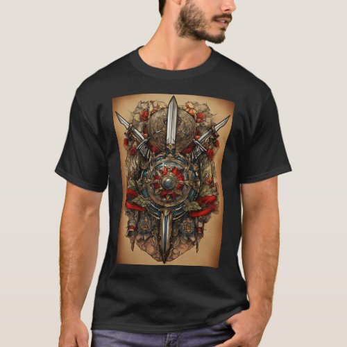 Traditional Tattoo Inspired T_Shirt