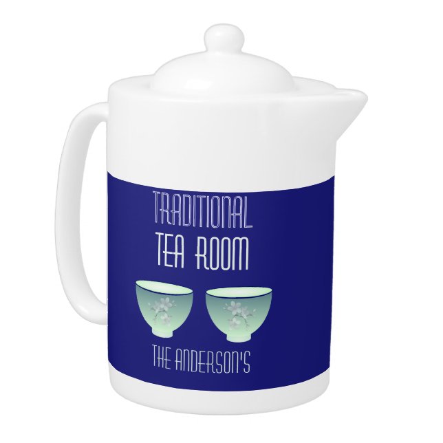 Traditional Tea Room Teapots (Left)