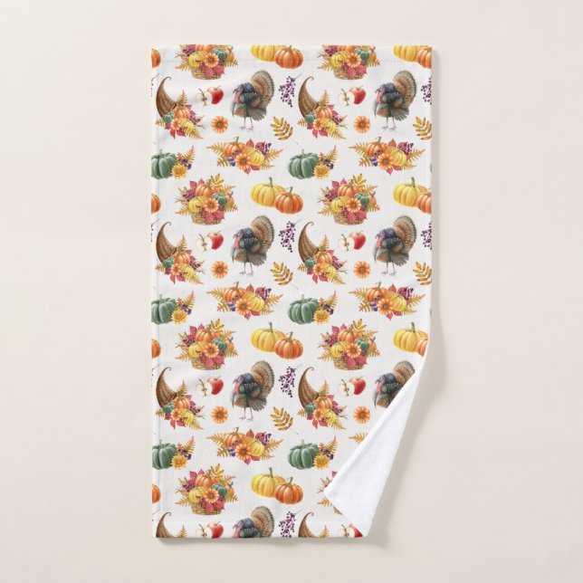 Traditional Thanksgiving Hand Towel (Hand Towel)