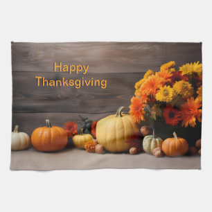 Traditional Thanksgiving Kitchen Towel