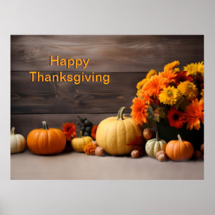 Traditional Thanksgiving Poster